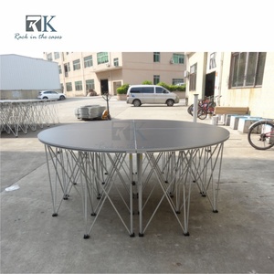 Escenario Portátil Personalizado para Interiores y Exteriores, Plataforma de Escenario Antideslizante de Aluminio, Podio para Eventos Musicales - Product Image 2