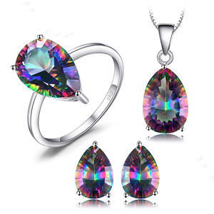 Conjuntos de <span class=keywords><strong>bisutería</strong></span> para mujer Conjunto de joyería Azul claro Dama DE HONOR Conjunto de joyería de 3 <span class=keywords><strong>al</strong></span> <span class=keywords><strong>por</strong></span> <span class=keywords><strong>mayor</strong></span> - Product Image 4