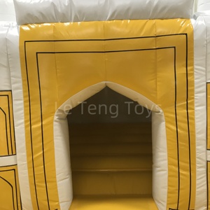 Castillo Inflable de PVC Silencioso, Mini Trampolín, Castillo Hinchable Blanco, Trampolín Interior Silencioso para Niños, Inflable, Certificado CE, Impermeable - Product Image 6