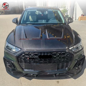 Mise à niveau vers le capot moteur en fibre de carbone sèche de style MSY pour <span class=keywords><strong>Audi</strong></span> <span class=keywords><strong>Q5</strong></span> SQ5 <span class=keywords><strong>Sportback</strong></span> 2018-2024, capot de voiture, pièce de lifting - Product Image 3