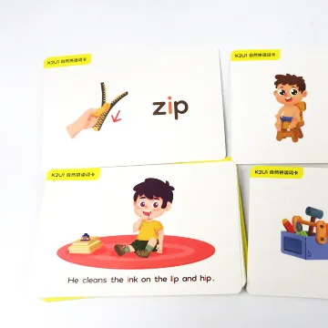 Cartões de quebra-cabeça de logotipo personalizado, cartas de flash para educação