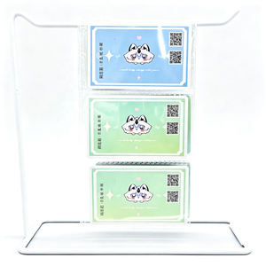 บัตรของขวัญ PVC แบบกำหนดเอง บางเฉียบ สีดำใส บาร์โค้ดแม่เหล็ก พิมพ์ดิจิทัล ผิวด้าน บัตรกำนัลสำหรับร้านค้าปลีก ชำระเงินได้ - Product Image 1