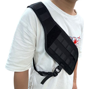 Tactical Chest Rig MOLLE <b>Platform</b> Mount One Size Fits All Outdoor Sports Shoulder Strap <b>Oxford</b> Cloth Solid Color - Product Image 3