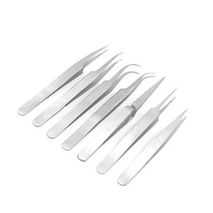 Pinzas para Pestañas con Logotipo Personalizado, Pinzas de Acero Inoxidable para Remover Extensiones de Pestañas, Marca Privada - Product Image 5