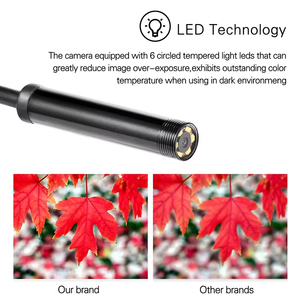 1080P 5.5mm lentille câble dur étanche voiture égout Inspection <span class=keywords><strong>endoscope</strong></span> Mini <span class=keywords><strong>endoscope</strong></span> caméra pour IOS Android 1-3M - Product Image 6