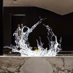 Estatua Decoración del hogar Adornos Decoración Resina Acrílico Señoras religiosas de la dinastía Tang Artesanía Juegos de Natividad Estatuilla - Product Image 3