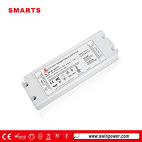 Alimentation LED ultra-mince AC/DC 24V 12V 60W Classe 2 pour miroir et éclairage de salle de bain