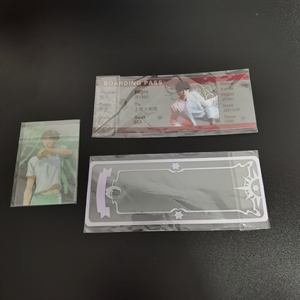 Oferta Especial: Proveedor de Kpop, Nuevas Tarjetas de Fotos de Plástico Transparente con Impresión Personalizada y Marcadores de Libros - Product Image 6