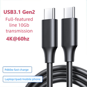 Cable de Datos <span class=keywords><strong>USB</strong></span> 3.1 Gen2 de Función Completa, 10 Gbps, 4k 60 Hz, 60 W, Tipo <span class=keywords><strong>C</strong></span>, Carga Rápida, Cable <span class=keywords><strong>USB</strong></span> <span class=keywords><strong>C</strong></span> a Tipo <span class=keywords><strong>C</strong></span> para Video, Cable <span class=keywords><strong>USB</strong></span> 3.1 Gen <span class=keywords><strong>2</strong></span> - Product Image 2