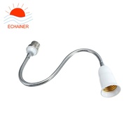 Nouveau produit Support de lampe flexible B22 à E27 avec rallonge de câble de 10cm