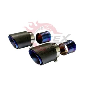 Vortex High Performance Titanium Exhaust for McLaren 720S Twin Turbo V8 Valve Controlled Blue Piping <b>Kit</b> - Product Image 6