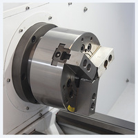 Kompakte CK6432 Horizontale Flachbett-CNC-Drehmaschine mit Hoher Präzision, 4-Achsen, 8-Stationen-Werkzeughalter, Multifunktionale Drehmaschine für Kleinserien
