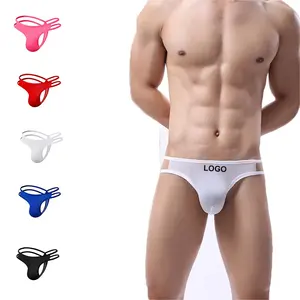 Male Low Rise Briefs Thong Sex G-string Pants Sexy Adult Shorts Couple Gay Underwear