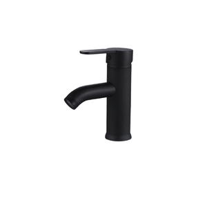 Rubinetto per Lavabo in Acciaio Inox 304 Nero, Miscelatore Monocomando per Bagno con Cartuccia in Ceramica e Design Aeratore - Product Image 1