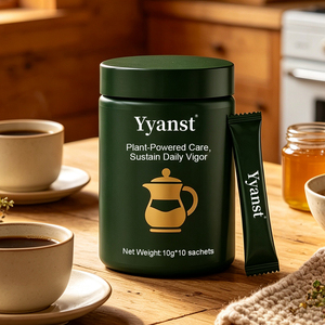 Café Instantáneo Plant Powered Care, Vigor Diario Sostenible, Apoyo Vital Herbal Natural, Paquete de Sobres de 10g, Productos de Bienestar OEM - Product Image 4