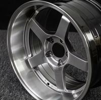 Jantes forgées ROC GT Racing Flow Form 18 19 20 21 22 pouces 5x114.3 5x120 Polies à déport profond pour GT-R WRX