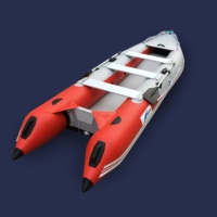Kayak gonflable de pêche Goethe Goboat GTK410 13,5 pieds, innovation, 2 personnes, pêche, camping, bateau gonflable, kayak de pêche