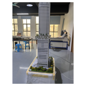 Modello di Edificio Commerciale Multipiano in Scala Architettonica, Grattacielo Urbano Moderno per Immobili - Product Image 4