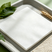 Papier alimentaire biodégradable, recyclable, imperméable et résistant à la graisse pour l'emballage de gâteaux et de poulet frit