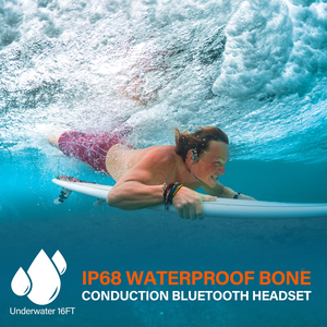 High Quality BT5.0 Waterproof TWS Earbuds 16G/32G Open Ear Bone Conduction Headphones Sport Accessories <b>Wireless</b> Comfortable - Product Image 5