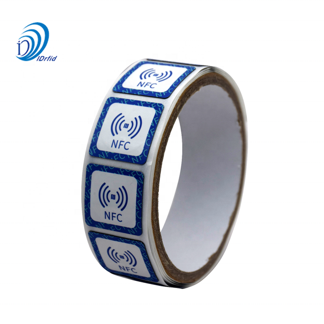 Square 25mm Waterproof NFC 216 Sticker Anti-metal NFC Tag