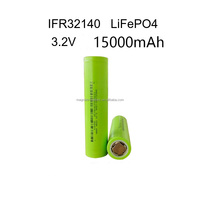 مجموعة بطارية أيون الليثيوم IFR32140 قابلة لإعادة الشحن V 15Ah LFP بطاريات lifo4 أسطوانية