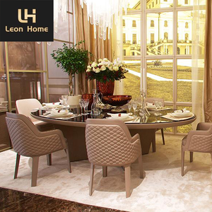 OEM tùy chỉnh kích thước và màu sắc sang trọng bàn ăn đặt bàn ăn hiện đại với 8 chỗ ngồi - Product Image 1