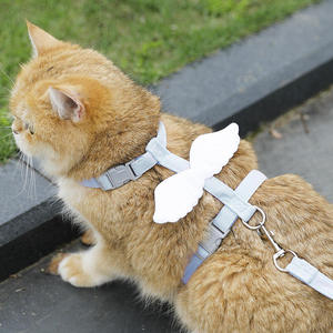 Arnés y Correa para Gatos, Duradero y Ligero, Fácil de Ajustar, Diseño en Forma de H, Acolchado, para Gatitos y Cachorros, para Paseos al Aire Libre, Resistente - Product Image 5