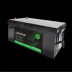 Batterie au lithium-ion Lifepo4 solaire 12V 200ah pour usage domestique, batteries au lithium 100ah 150ah 280ah, batteries au lithium 24v 200ah 12v électriques marines portables - Product Image 2