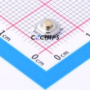 TD-1152SR-2.0H-250 Tactile Switch SMD-4P,5.2x5.2mm Switch Single Pole Single Throw Round Button 2.5N Vertical Mount - Product Image 1