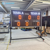Affichage numérique LED pour cricket, imperméable, portable, pour extérieur, avec télécommande sans fil, pour afficher les scores des matchs sportifs