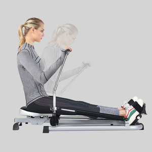 Hydraulic Liquid Resistance Foldable <strong>Rowing</strong> <strong>Machine</strong> for Household Indoor Fitness Abdominal Trainer 120kg Max User - Product Image 1