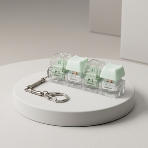 Individuell 3D-Gedruckter Dekompressions-Tastaturknopf-Schlüsselanhänger, Mehrfach Geformter Fingerspitzen-Clicker, Beleuchtetes Fingerspitzen-Spielzeug - Product Image 2