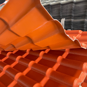 Tegola in Resina Sintetica ASA, Lastra in UPVC, Tegola in Resina <span class=keywords><strong>PVC</strong></span>, Tegola in Plastica Effetto Specchio - Product Image 1