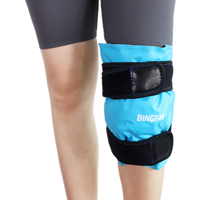 Wrap Ice Therapy avec sangle élastique pour blessures Wrap de glace en gel réutilisable pour les genoux avec peluche douce
