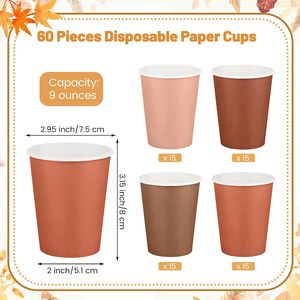 Wholesale Disposable <b>Coffee</b> <b>Cup</b> 8oz <b>12oz</b> 16oz Paper <b>Cup</b> Double Wall Kraft Paper <b>Cup</b> Beverage Takeaway - Product Image 4