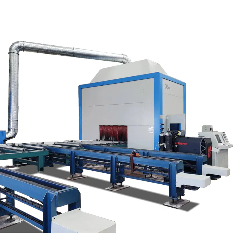 Máquina de corte de feixe de plasma de processamento automático da estrutura de aço