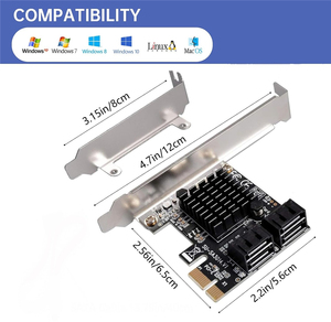 <span class=keywords><strong>PCI</strong></span> <span class=keywords><strong>Express</strong></span> X1 đến 4 cổng nối tiếp ATA SATA <span class=keywords><strong>3.0</strong></span> máy chủ thẻ điều khiển 88se9215 PC 6Gbps 4 cổng <span class=keywords><strong>PCI</strong></span>-E để SATA III Thẻ mở rộng - Product Image 4