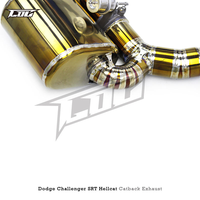 Système d'échappement Catback pour Dodge Challenger SRT Hellcat 6.2T 2016-2022, tuyau d'échappement en titane, silencieux