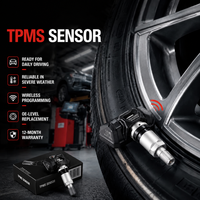 Capteur TPMS universel programmable 2 en 1, double fréquence 315 MHz et 433 MHz, remplacement OE pour la surveillance de la pression des pneus