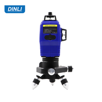 Dinli DKLL12PB1-S1 Mini Laser 3D M12 pour usage industriel et DIY en intérieur, lumière verte 532nm, portée 20m, précision 2mm, autonomie 6h, 1mm/7m, alimenté par batterie