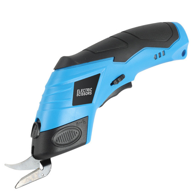 USB Rechargeable Lithium-Ion Cordless Electric Shears Electric Scissors Tool for Cutting Fabric Leather Carpet