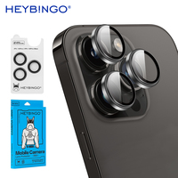 Protecteur d'objectif d'appareil photo pour téléphone Heybingo en verre trempé, résistant aux rayures, couverture intégrale, film Eagle Eye compatible avec 16 Pro