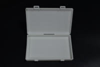 La fábrica puede personalizar la caja organizadora de lápices de archivo transparente rectangular Organizador duradero de plástico PP