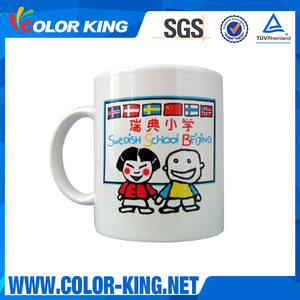 Taza de café de cerámica blanca, producto al por mayor, 11oz, sublimación, en blanco - Product Image 4