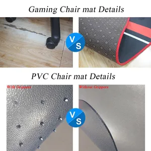 Anti-Rutsch hochgradig anpassbare Stuhlmatte für Boden PVC transparent modern Rechteck-Maschine MADE koreanische Bodenmatte 100 % waschbar