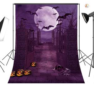 7x5ft Fête D'halloween Toile De <span class=keywords><strong>Fond</strong></span> Photographie Vinyle <span class=keywords><strong>Fond</strong></span> de Photo - Product Image 3