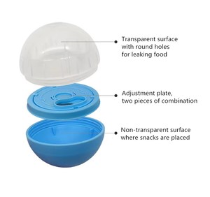 ลูกบอลของเล่นฝึกสมองสำหรับสัตว์เลี้ยง รุ่นใหม่ ช่วยให้สัตว์เลี้ยงกินอาหารได้ช้าลง  สำหรับลูกสุนัขและแมว - Product Image 3