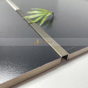 Profilé en U en acier inoxydable architectural EX513 pour revêtement mural intérieur, garniture de carrelage en forme de U, projets commerciaux d'intérieur - Product Image 5