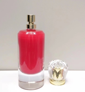 Nhà máy bán 50ml màu đỏ ống thủy tinh ống 30ml nước hoa trong suốt Chai Thủy Tinh tiêm ABS phun nước hoa ống Ống chai - Product Image 2